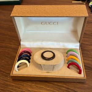 Gucci 1100 Watch BEZELS ONLY! Tan Box